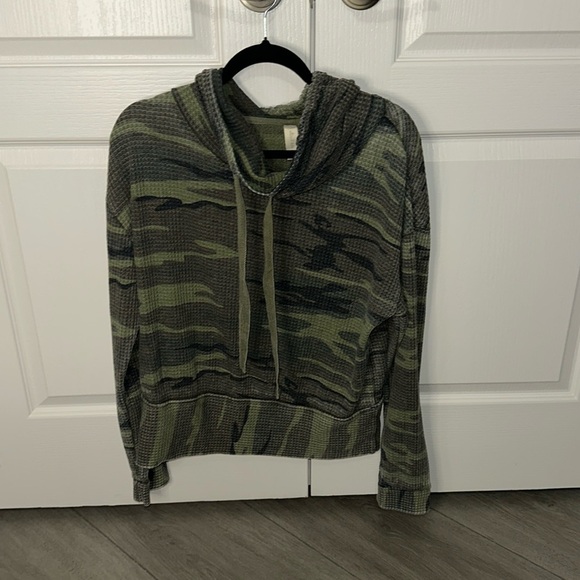 Altar'd State Sweaters - Altarid State mock neck camo shirt size medium